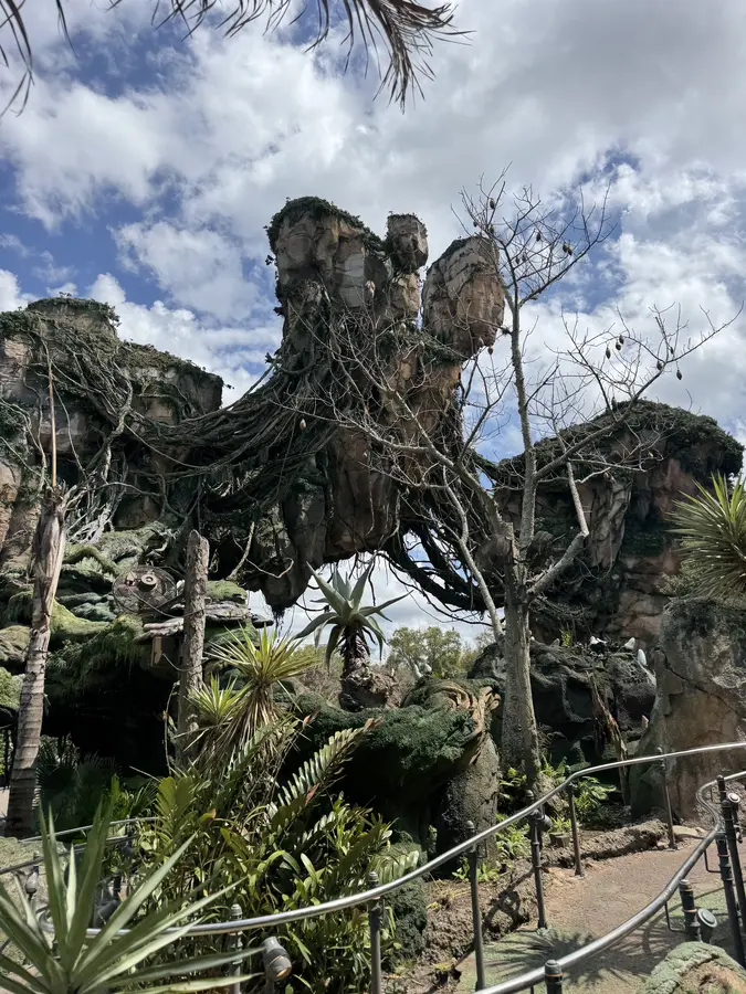 Pandora's floating mountains at Disney's Animal Kingdom